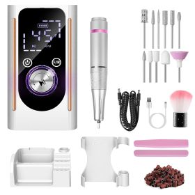 Cordless Electric Nail Drill 45,000 RPM | Rechargeable Nail File