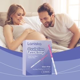 Star ProduTest Strips 10 Count, Wide Width LH Test Strips for Fertility Monitoring, At Home Urine Test Strips to Track Fertile Days, Easy