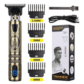 Cordless Hair Clippers Beard Trimmer Hair Cutting Barber Shaving Machine for Men