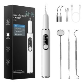 Utrasonic dental scaler for removing tartar and plaque, electric water flosser, cleans tea stains and smoke stains