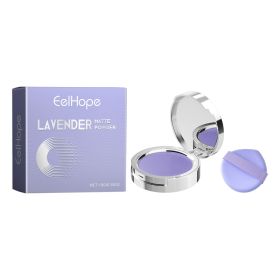 Eelhope Lavender Matte Powder, Mist Face Matte Light And Easy To Take Off Makeup Natural Long-Lasting Setting Powder