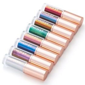 PHOFAY Liquid Glitter Eyeliner Set (Option: Set)