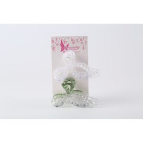 Matte Solid Claw Hair Clip Set Paw Bag Fashion Hair Clip Set (Option: White and green)