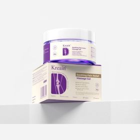 Kreain Nature Soothing Massage Relief Gel, Joint Purple Gel Cooling Soothes Cream For Knees, Hand Arthritis, Lumbar, Neck And Shoulders (Option: 1)